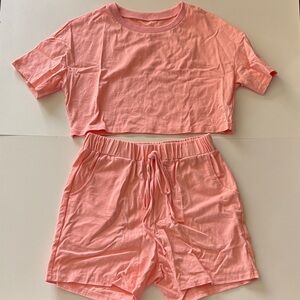 SHEIN Pink Crop Top